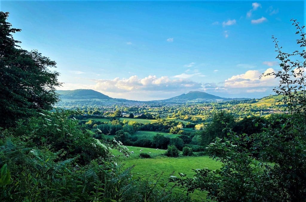 Idyllic … the beautiful Monmouthshire countryside