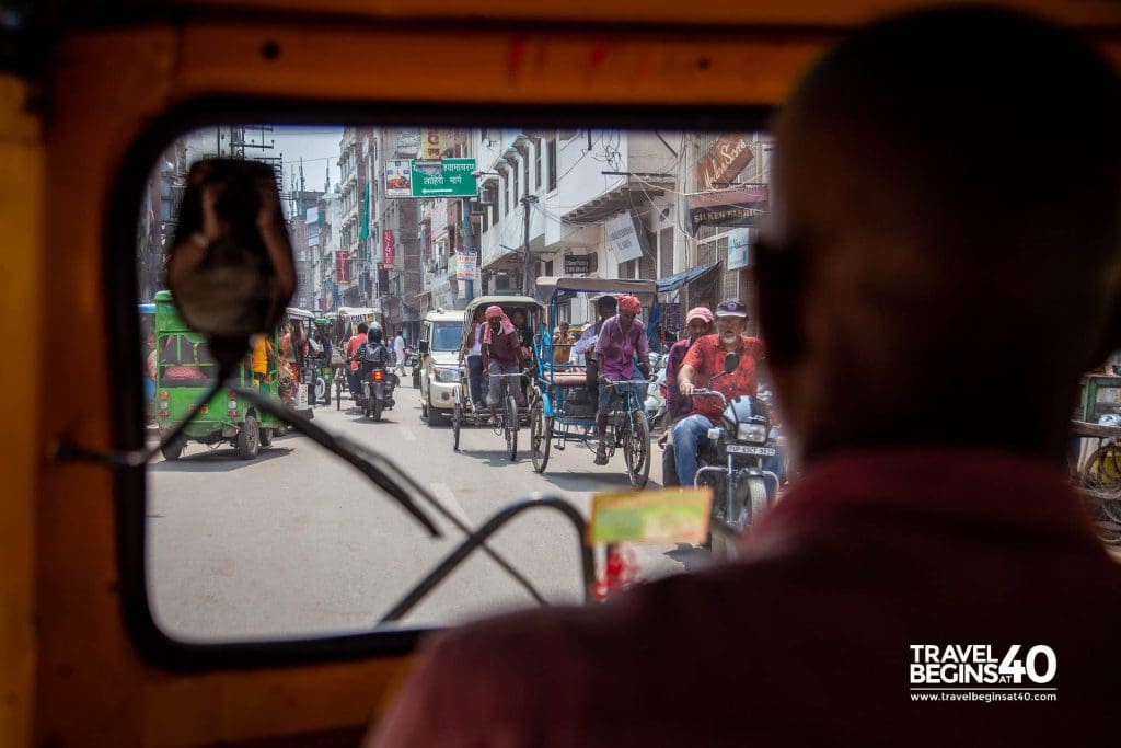 Traffic in Varanasi India