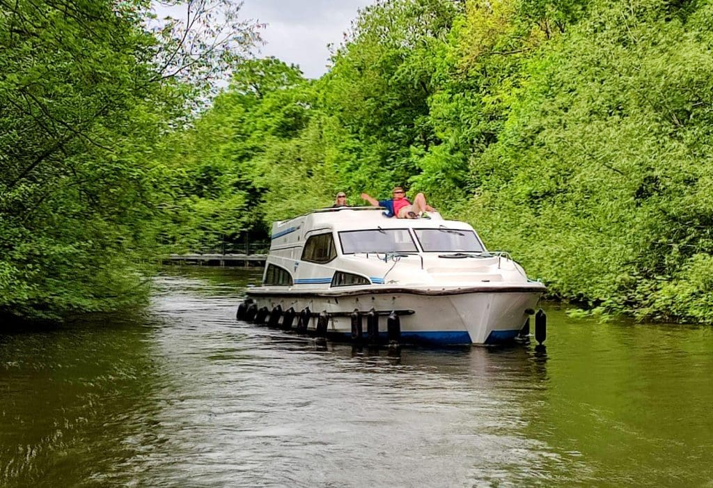 It's a hard life boating on The Thames