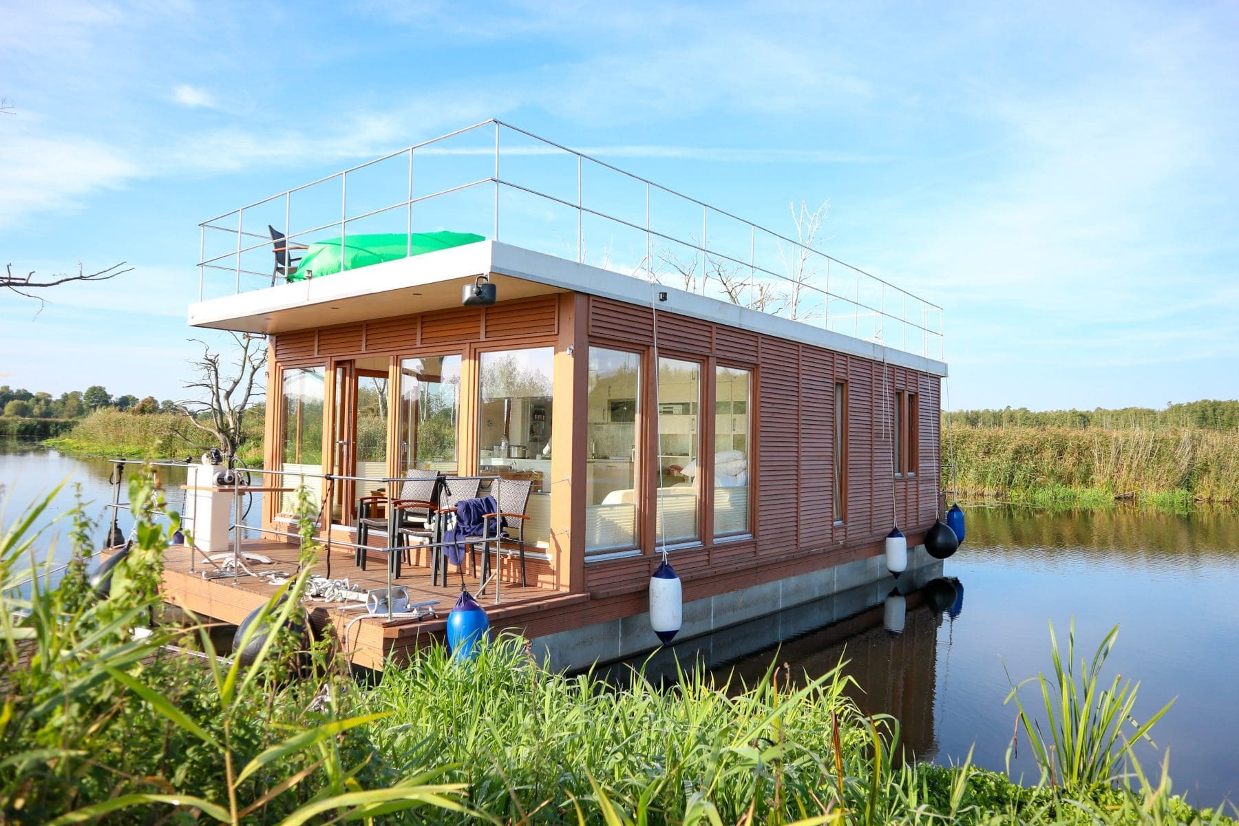 Water hiking rest stop in Trittelwitz Peene c. GNTB / Sebastian Hugo Witzel