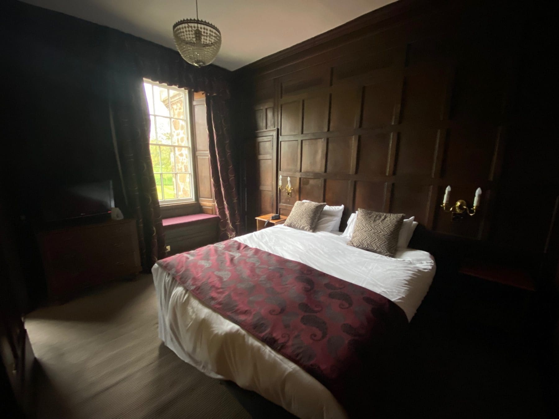 My room at Rothley Court near Leicester
