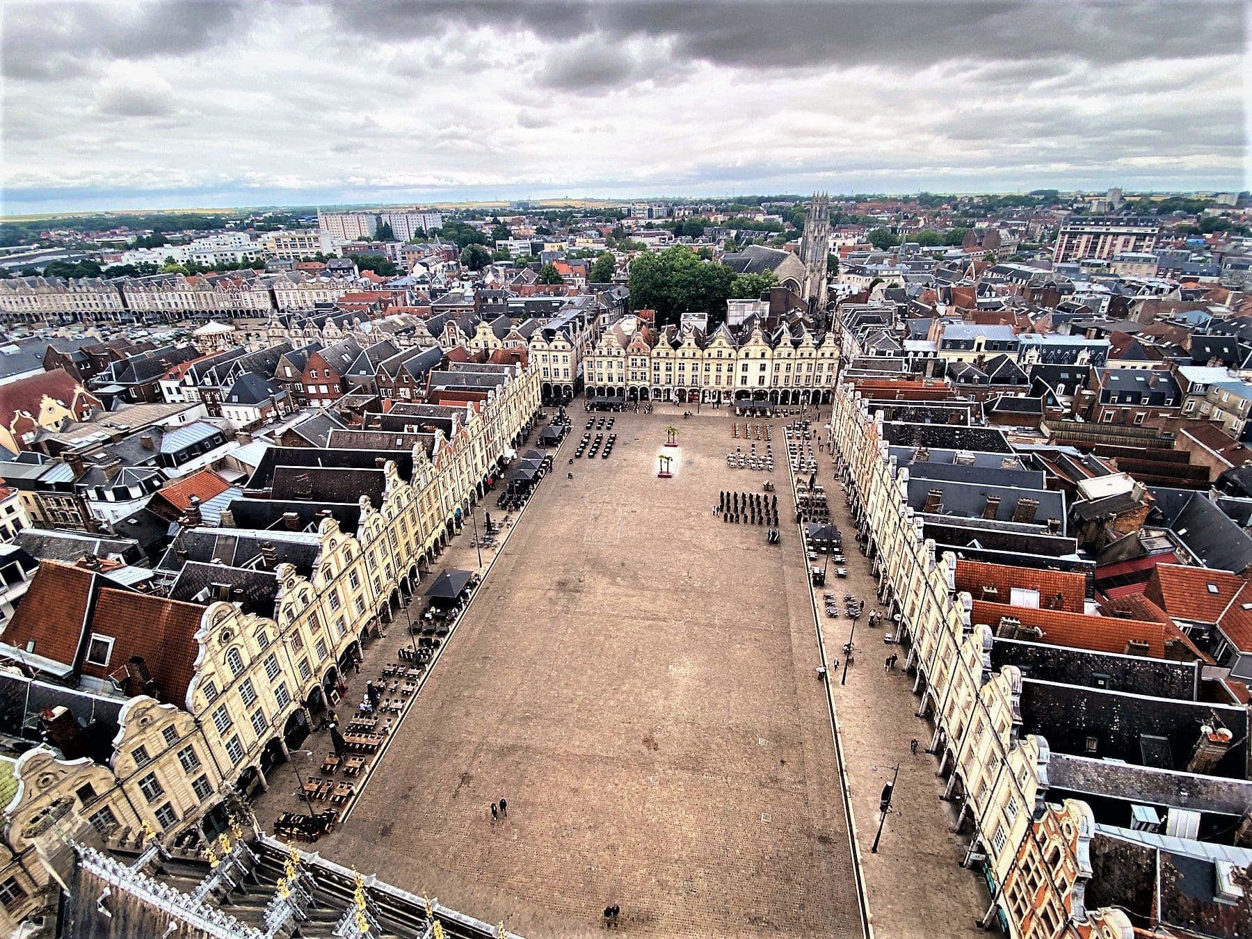 The Square of Heroes (Place des Heros) Arras France