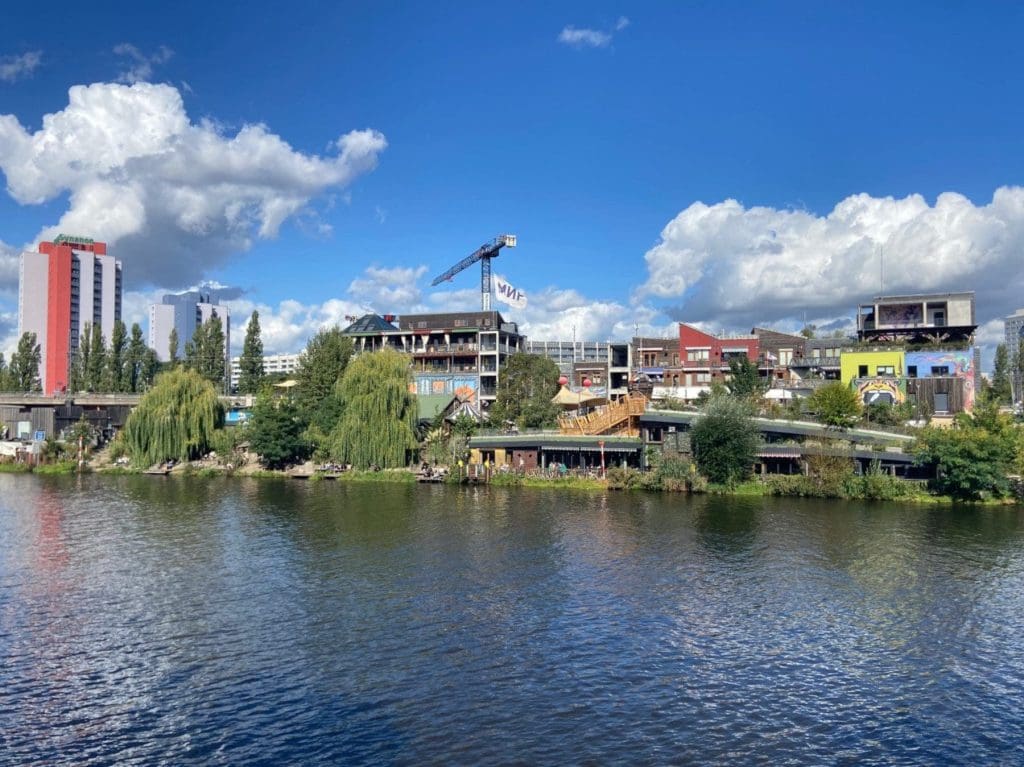 Holzmarkt across the River Spree