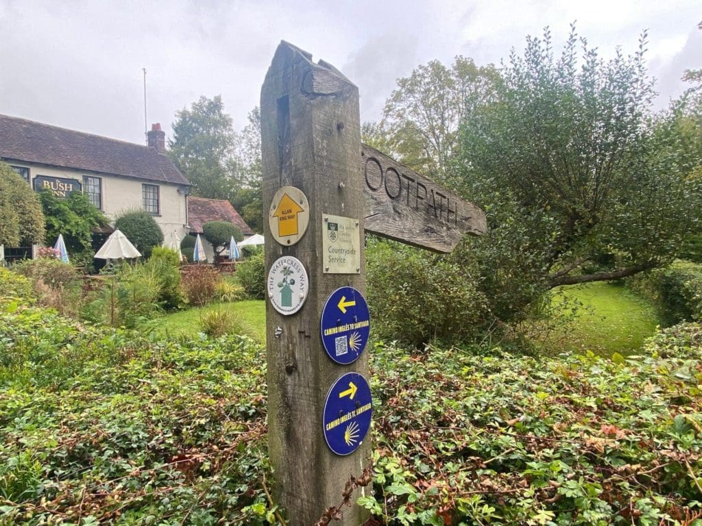 Spoilt for choice on the Pilgrim's Way