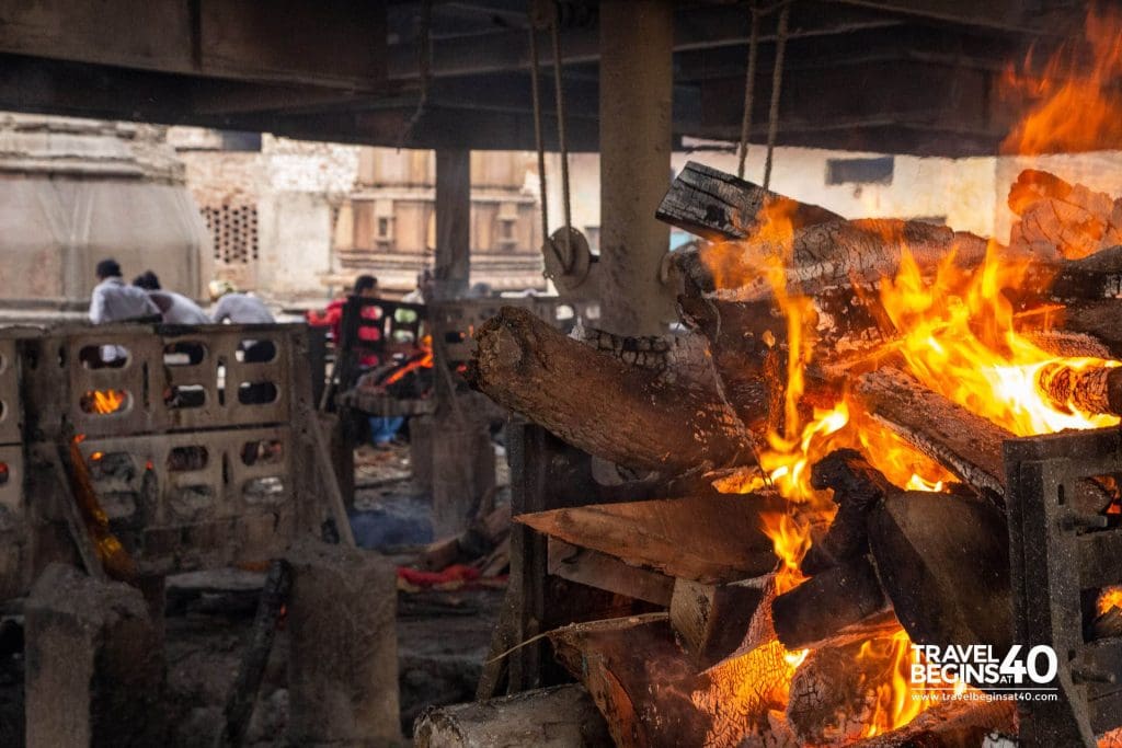 Witnessing the cremations is a powerful experience. Burning Ghats