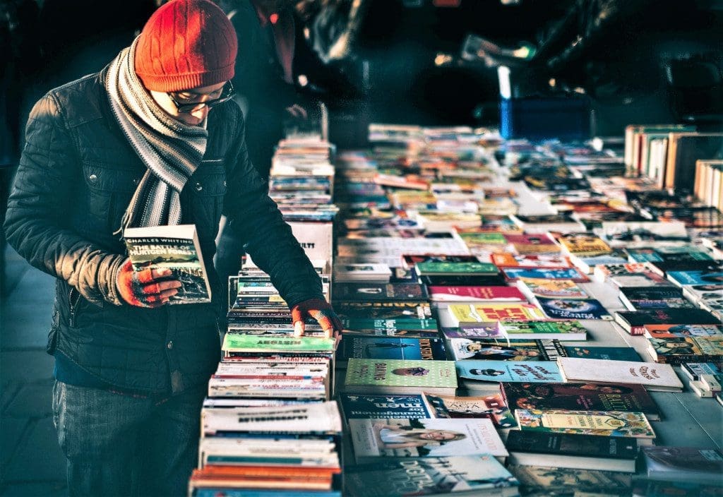 The book market at the Southbank Centre London