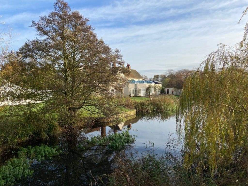 The half moat behind Prested Hall, Essex