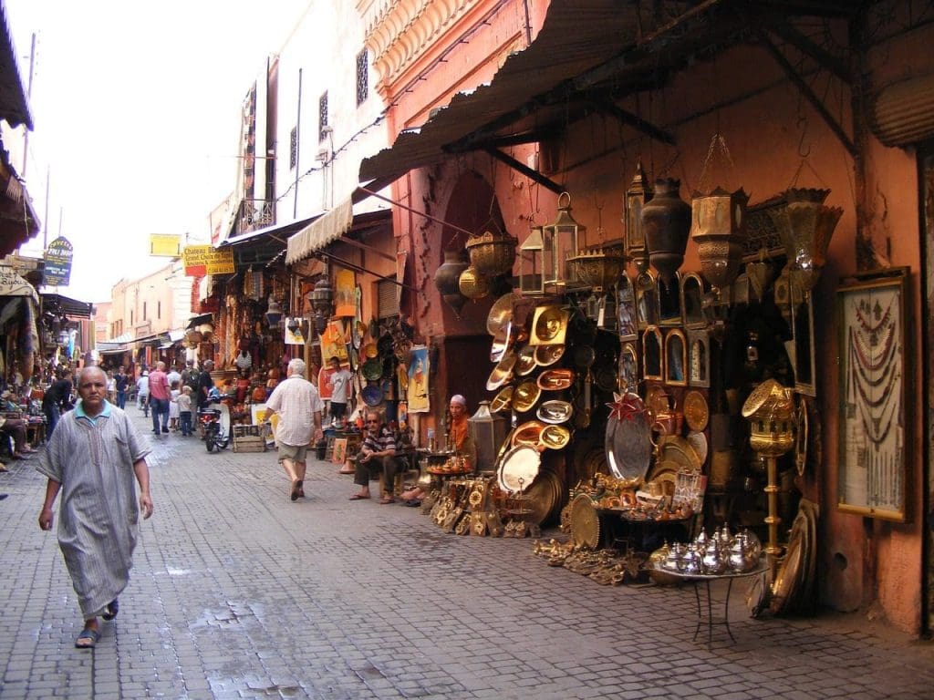 Marrakesh souk Morocco
