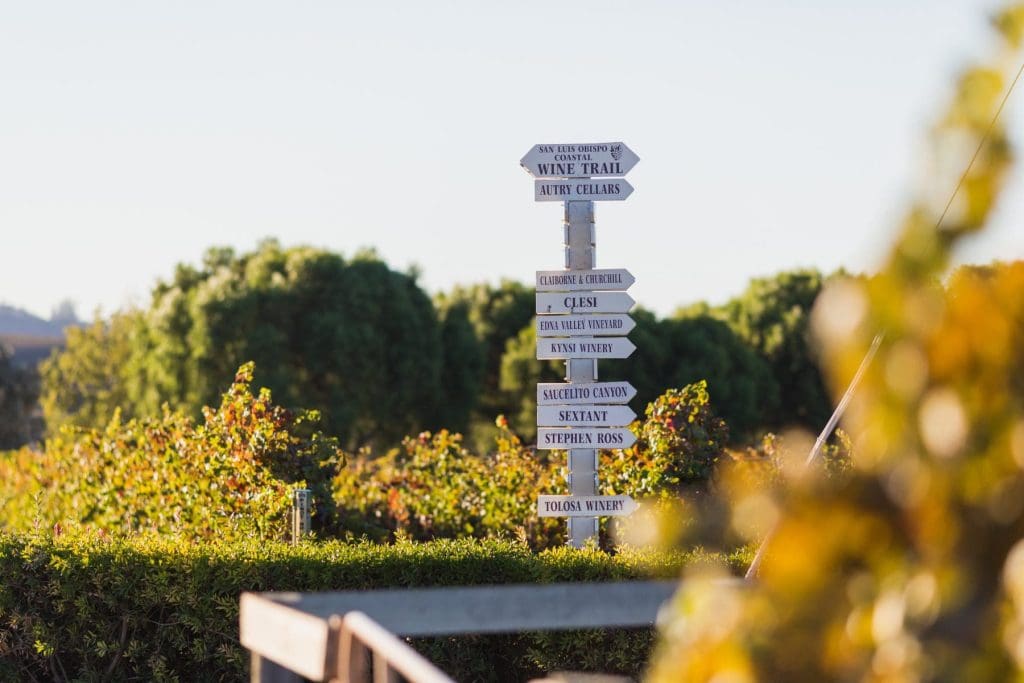 Edna Valley wineries SLO CAL