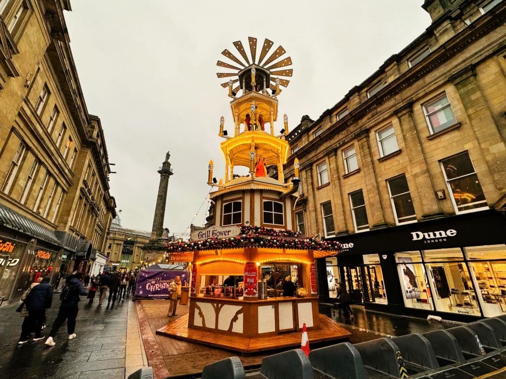 Christmas market at Grainger Market