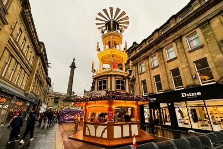 Newcastle Christmas market at Grainger Market