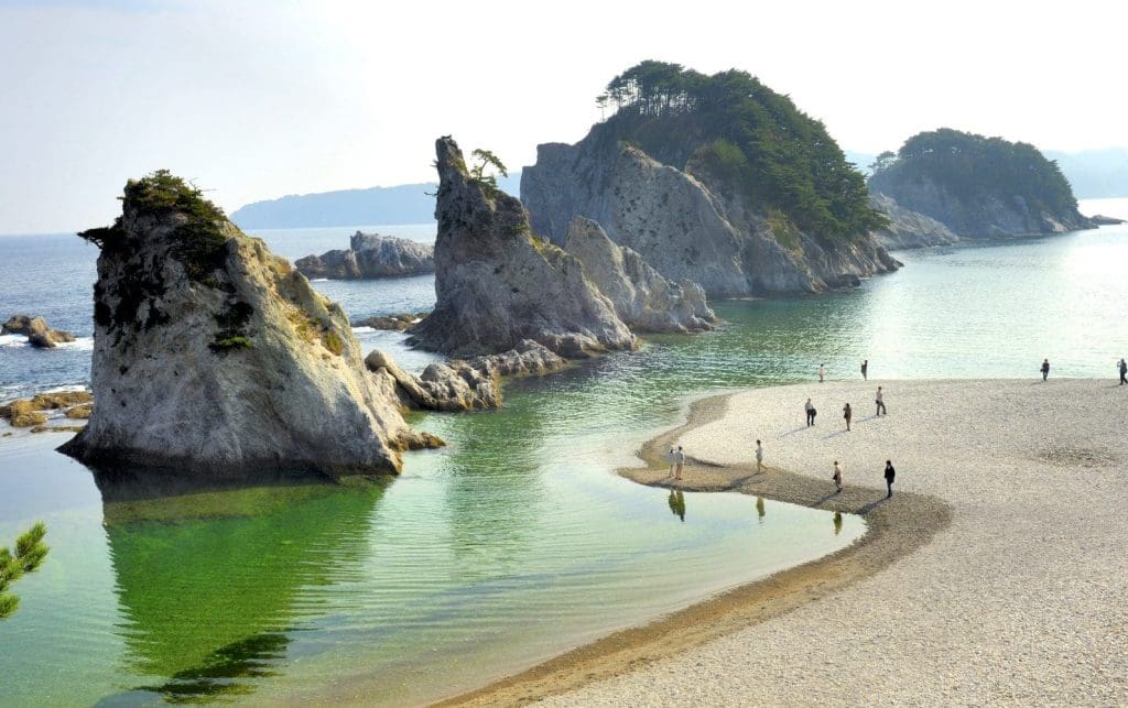 Jodogahama Beach on the Michinoku Coastal Trail