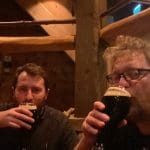 A Flam beer with Richard