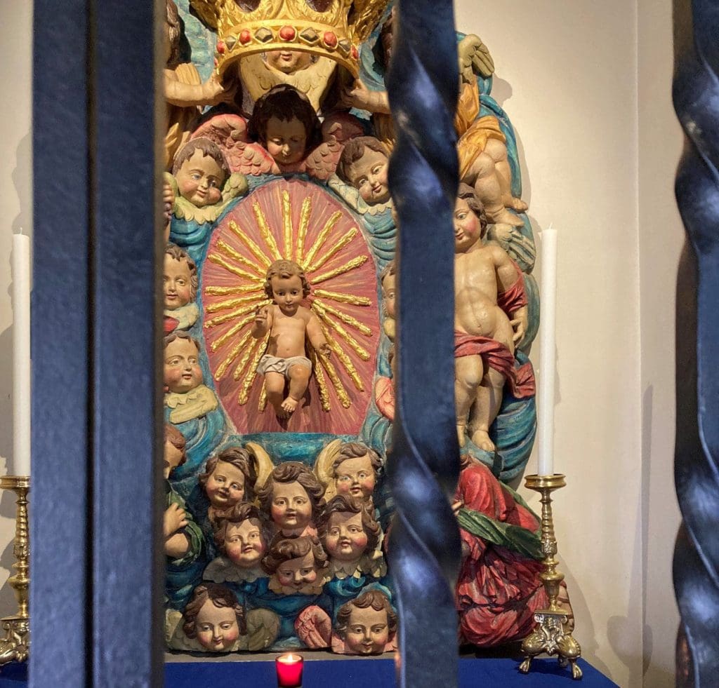 A 17th Century Italian Baroque reredos (screen) in The Shrine of Our Lady of Walsingham
