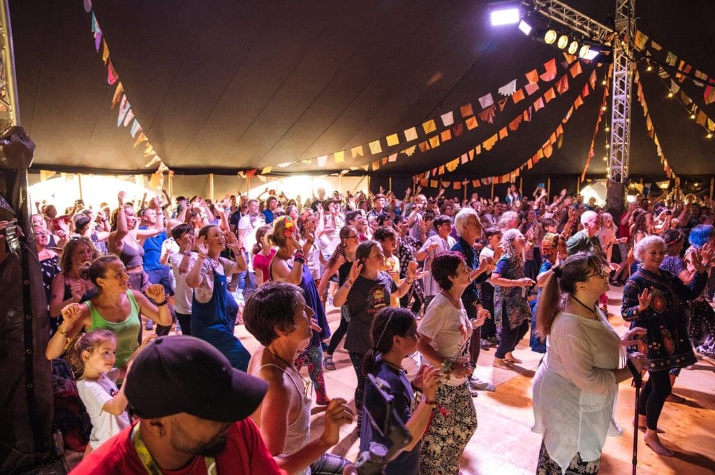 5. All Singing, All Dancing Tent, photo courtesy Borkowski Arts&Ents