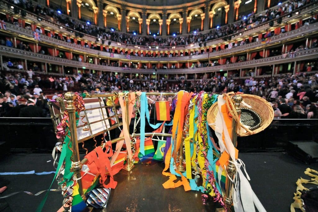 The famed Last Night of the Proms, copyright BBC, photo Chris Christodoulou