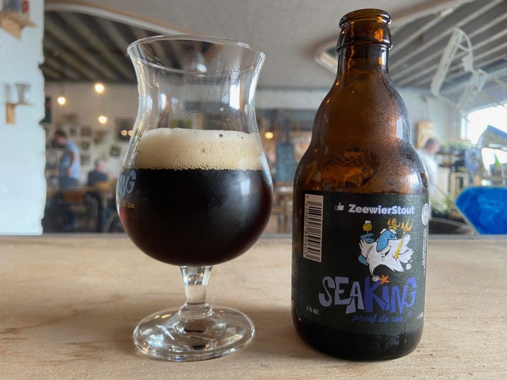 An acquired taste? Seafood beer.