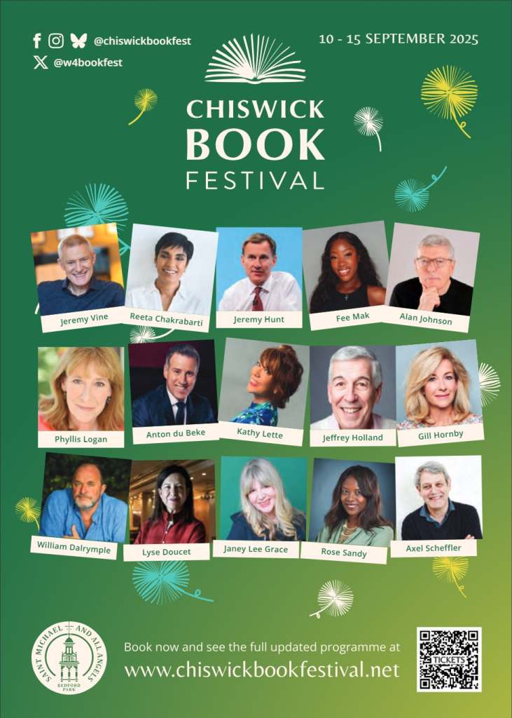 Chiswick Book Festival Lineup 2025