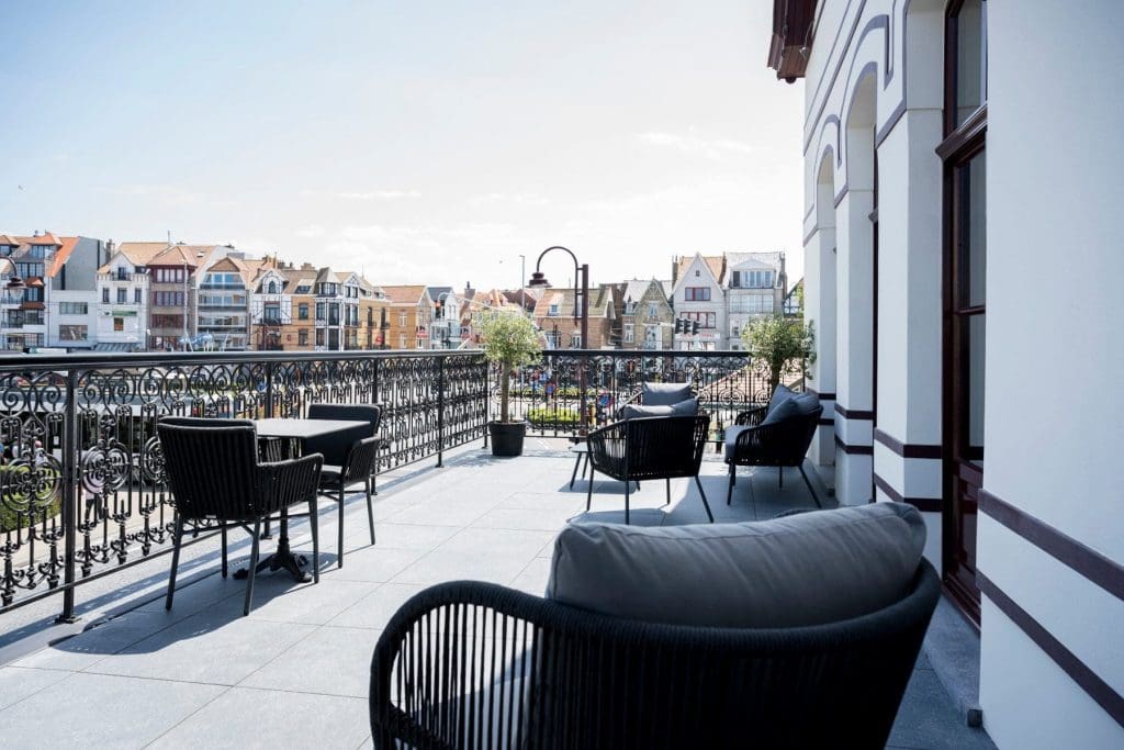 Terrace at Hotel des Brasseurs