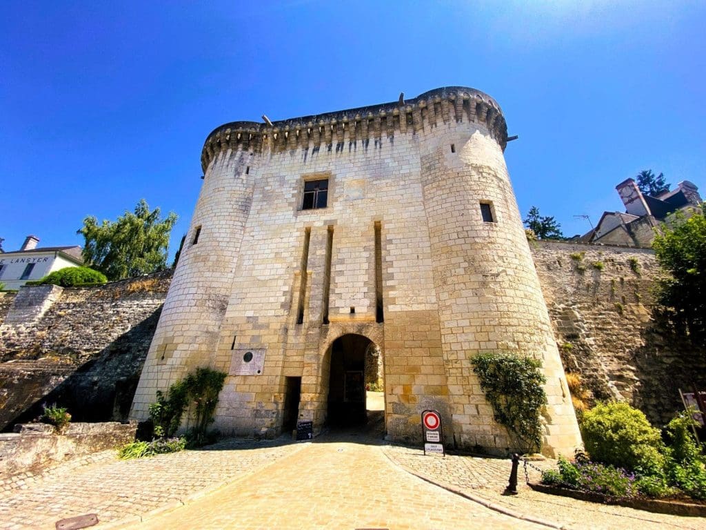 Gate to the Royal City of Loches - northern France road trip