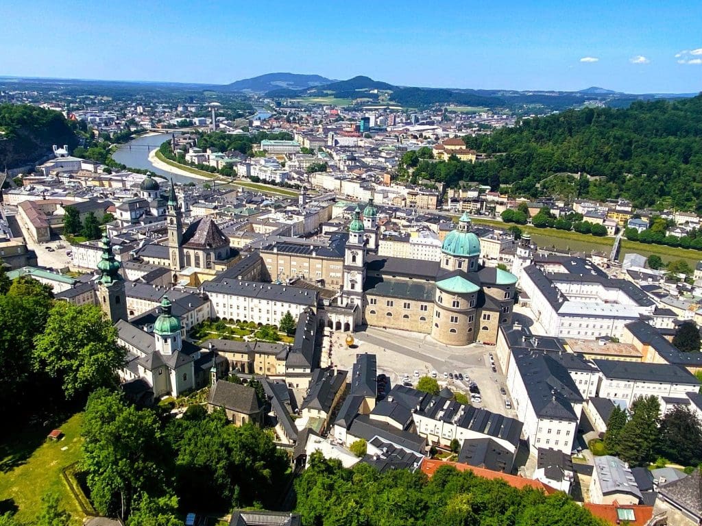 View of Salzburg Old Town