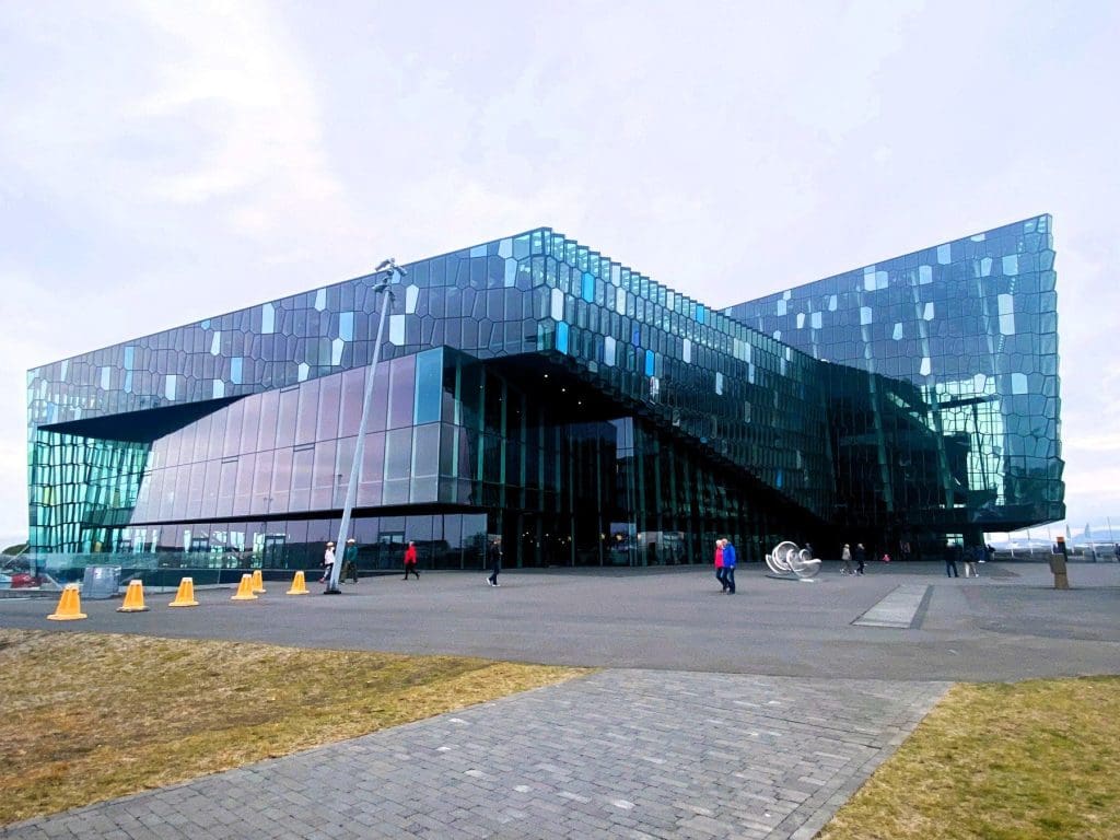 Golden Circle Tour of Iceland: Harpa Concert Hall on Rykjavik's waterfront