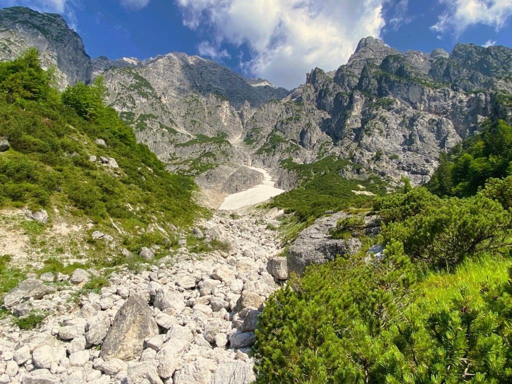 The Birnbachloch glacier