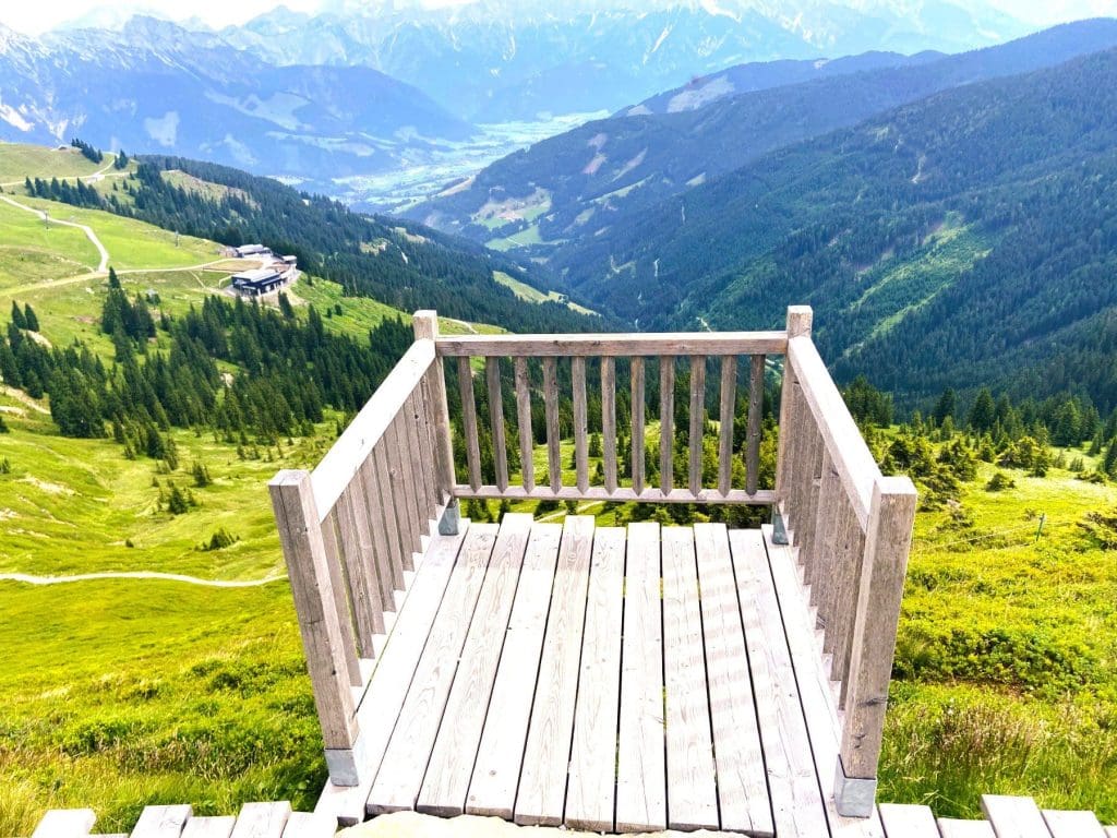 Front row seat at the the Naturkino am Asitz (Cinema of Nature).