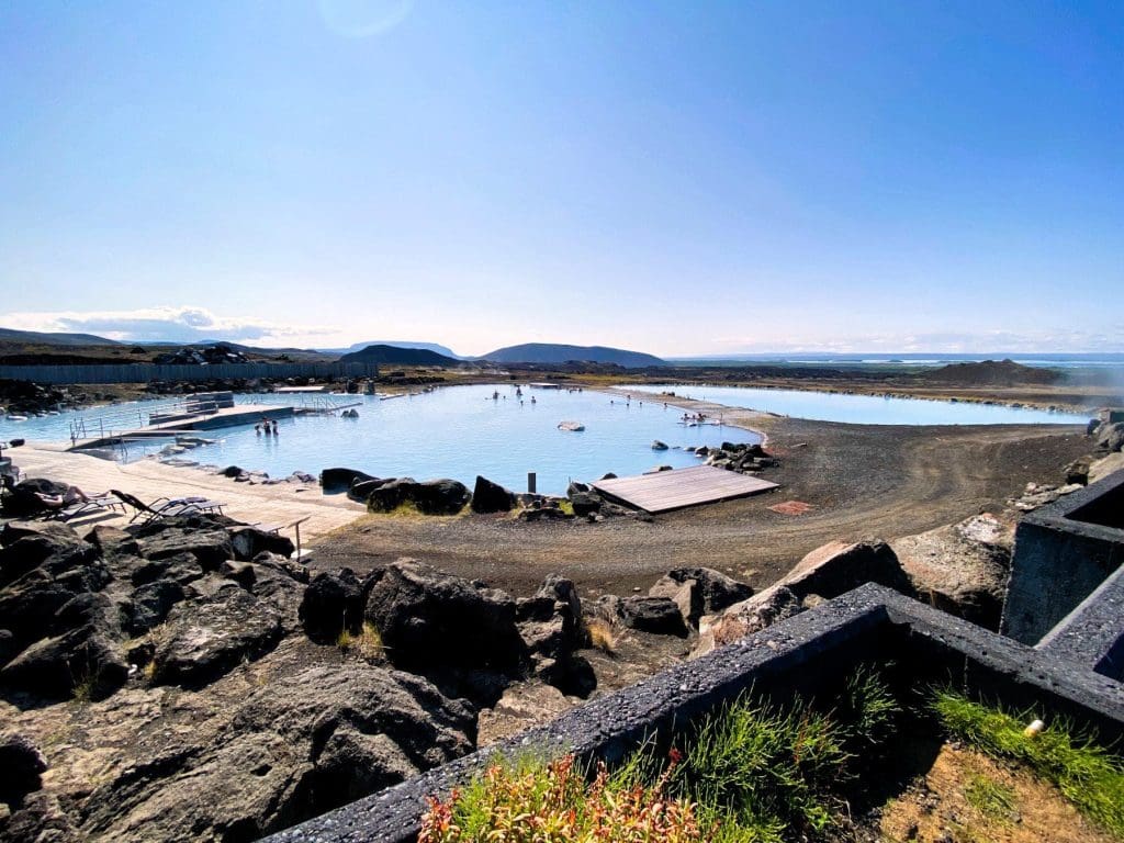 Lake Myvatn's thermal baths and lagoons