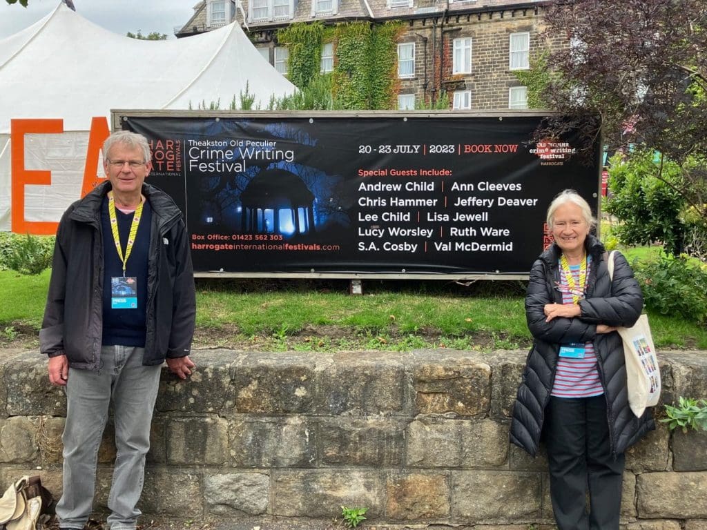 Roger and Eileen at the Festival