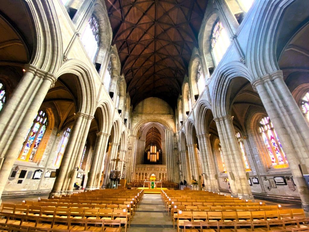 Inside Ripon Cathedral