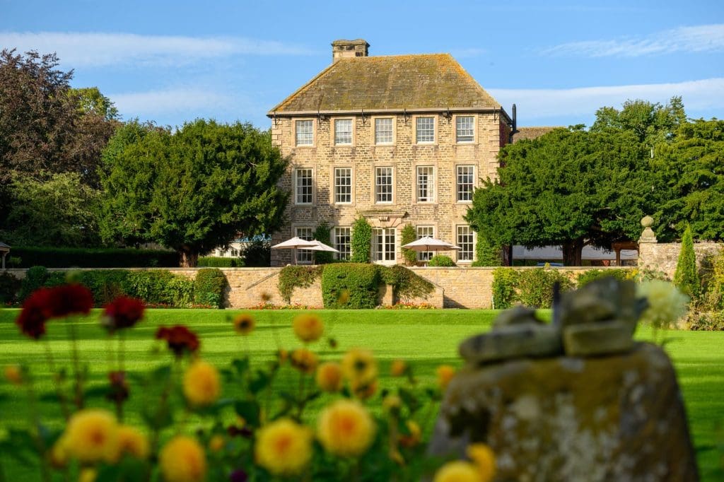 Exterior Headlam Hall on a sunny day