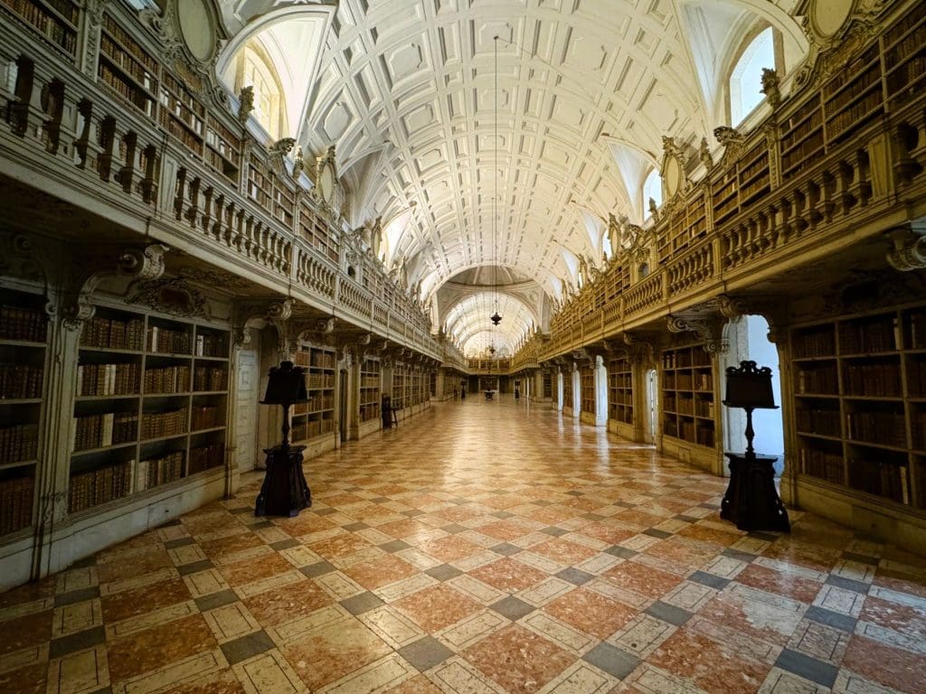 The library at Mafra Palace