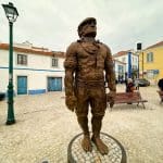 Statue to the fishermen of Ericeira