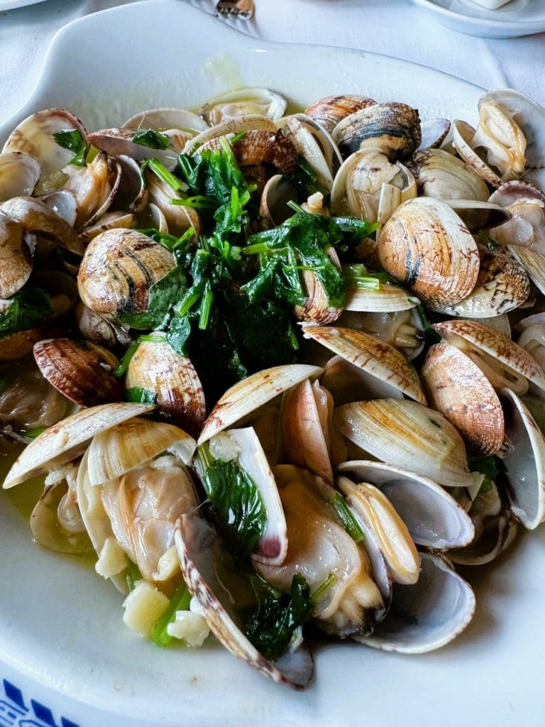 The clams at Esplanada Furnas Ericeira