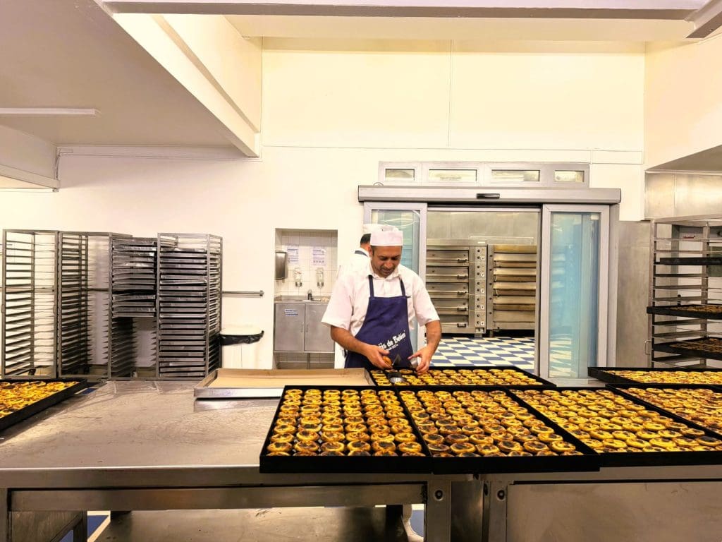 Baking at Fábrica de Pastéis de Belém