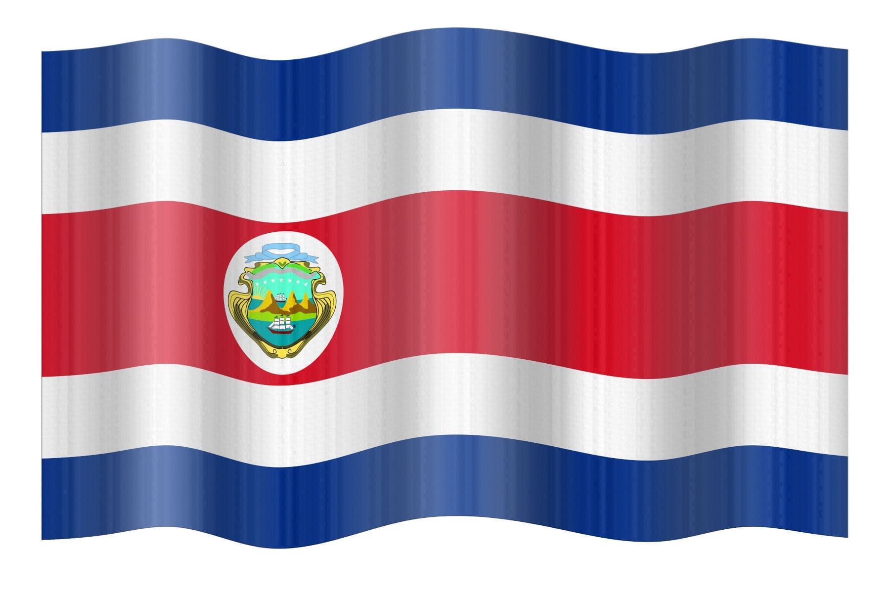 Costa Rica Flag Fiestas Palmares