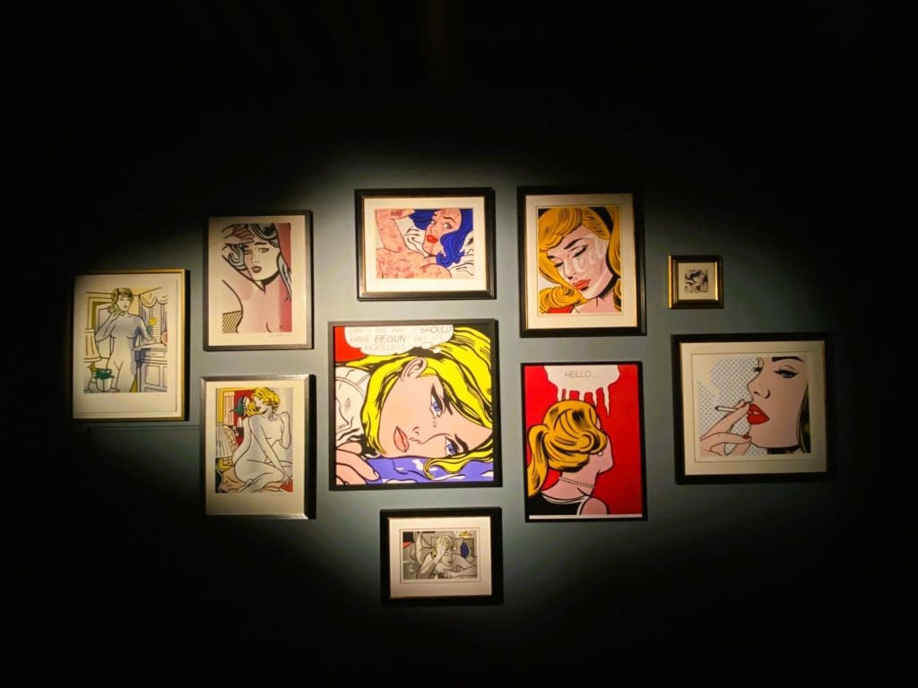 Wall devoted to Lichtenstein at POCO