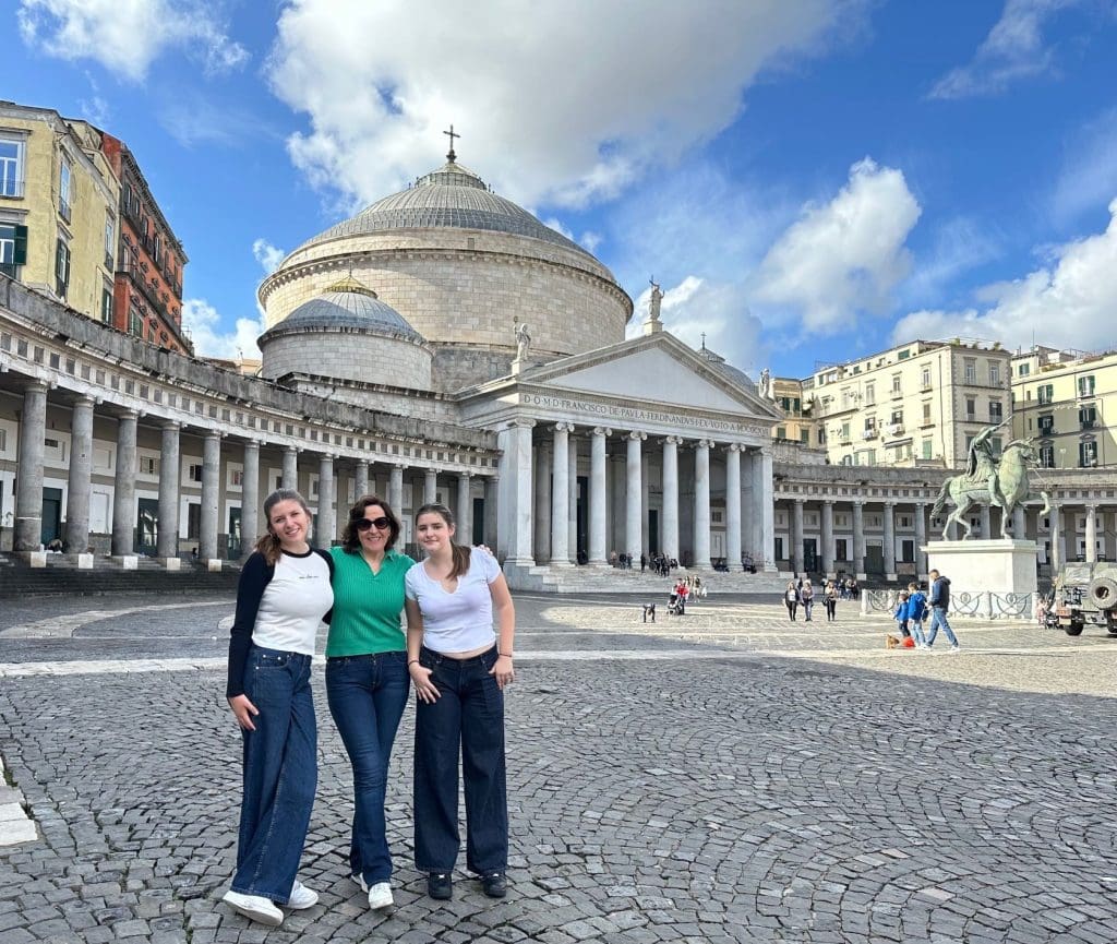 On a Naples city tour