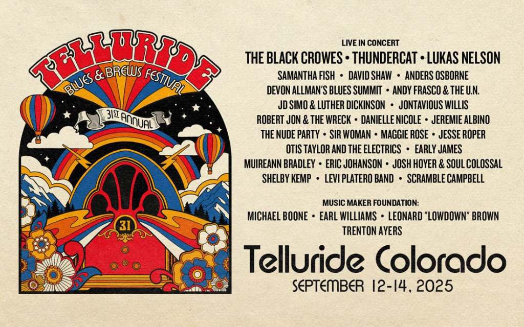 Telluride Blues 2025 Lineup