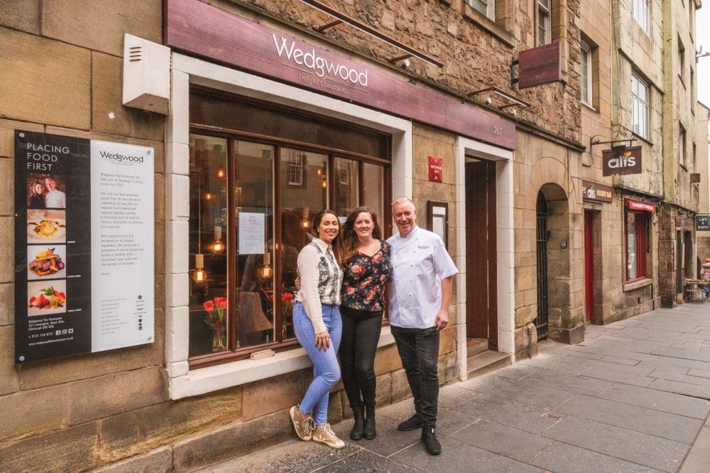 Wedgewood restaurant Edinburgh