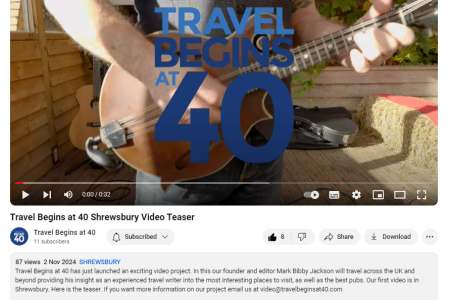 New Travel Begins at 40 YouTube Channel