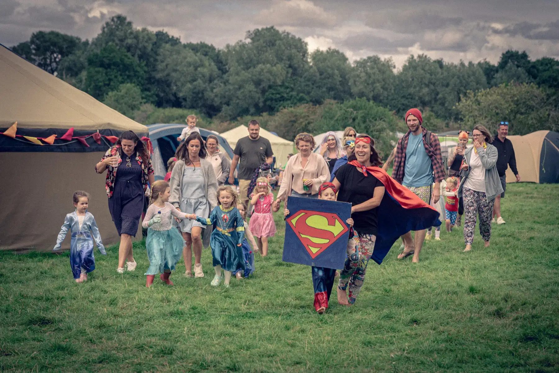 Superhero Parade Wild Canvas