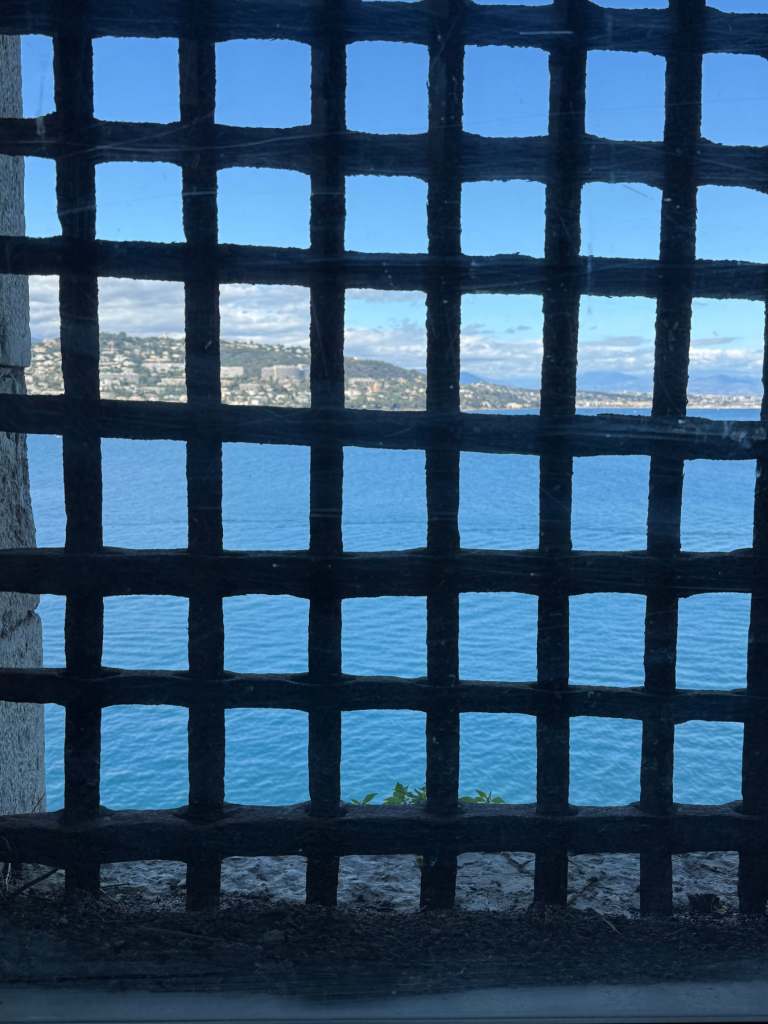 View of Cannes from the cell of the Man in the Iron Mask