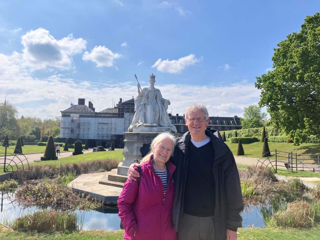 Roger and Eileen in Kensington Palace