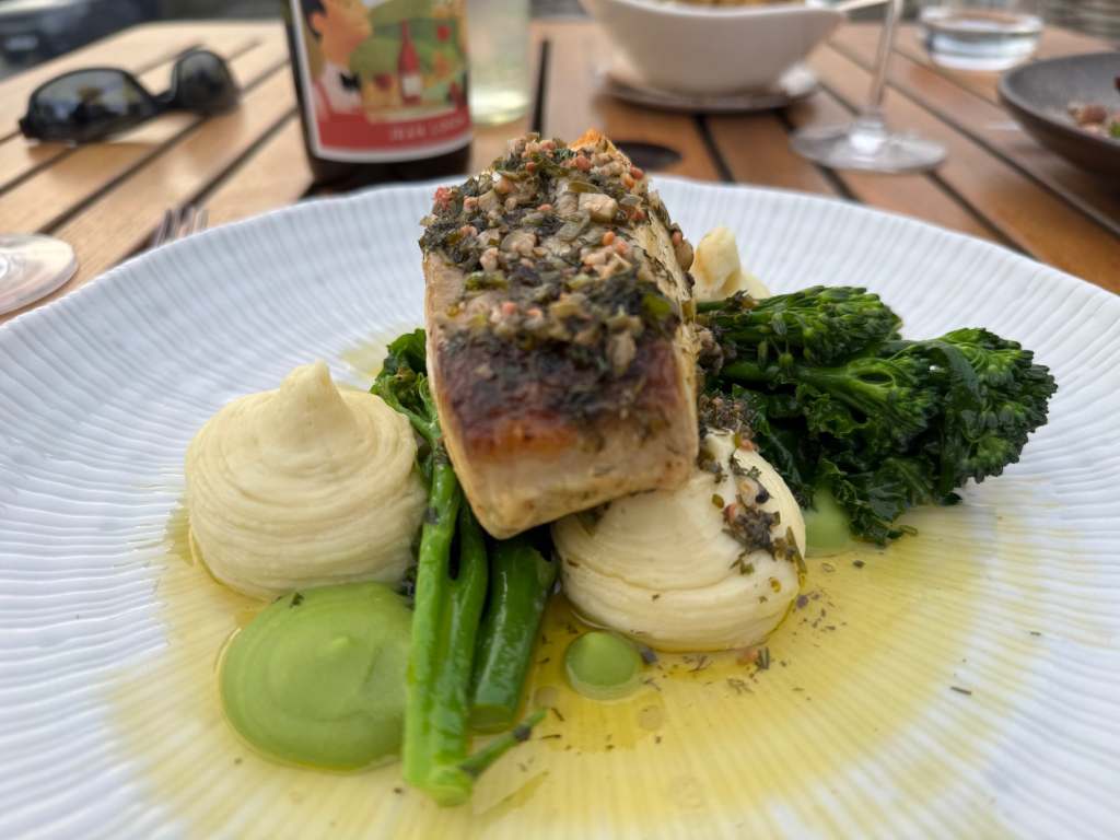 Halibut at the Red Lion Restaurant