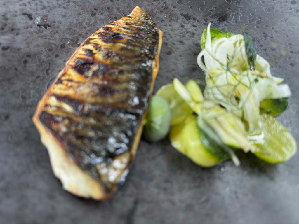Mackerel at Grafene Restaurant