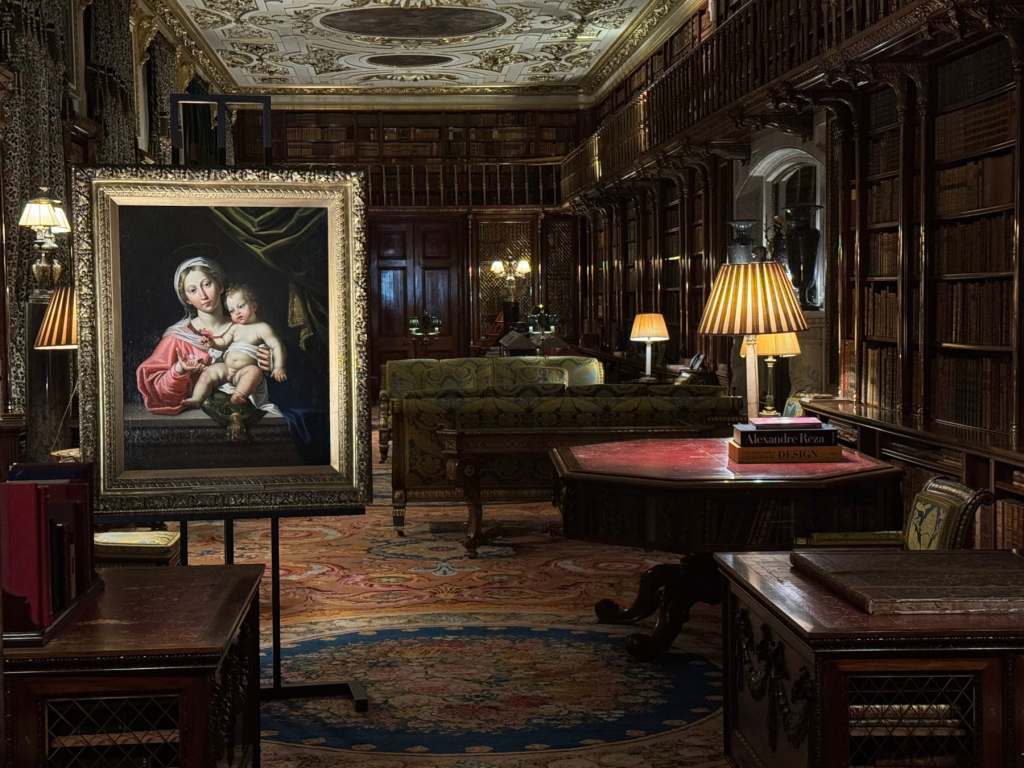 The library at Chatsworth House