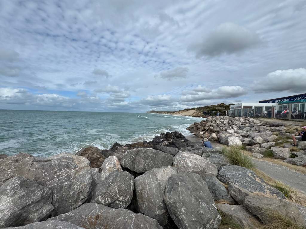 Watching the waves at Wissant