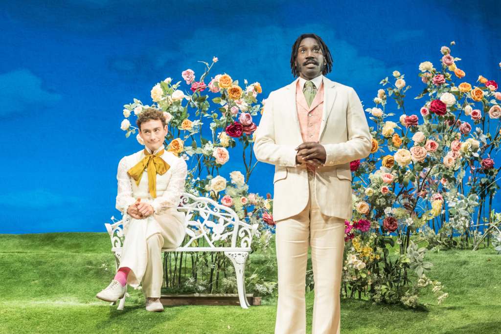 Olly Alexander and Nathan Stewart-Jarrett in West End transfer of The Importance of Being Earnest © Marc Brenner